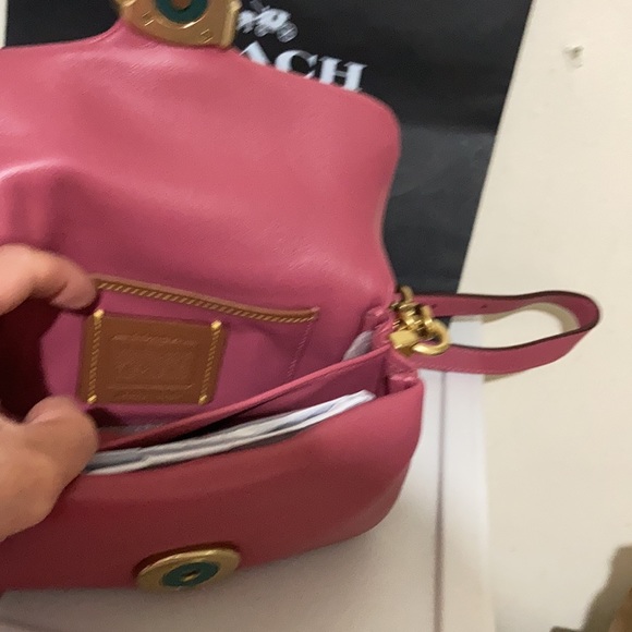 Coach Tabby shoulder bag 18  Rouge pillow  leather - Picture 9 of 13